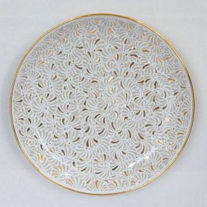 Plato Vanilla con oro