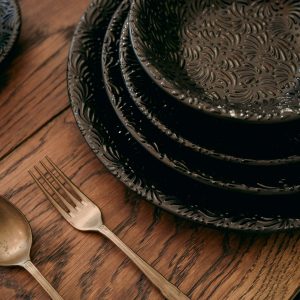 SET DE PLATOS CAVIAR