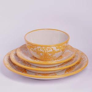 Set de platos Carlota Amarillo